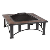 Tuscan Tile Square Fire Pit - Fire Sense/Balkene Home