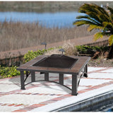 Tuscan Tile Square Fire Pit - Fire Sense/Balkene Home