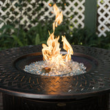 Verona 44" Round Woven Aluminum Convertible Gas Fire Pit Table - Fire Sense/Balkene Home