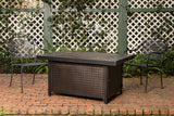 Weyland 48" Rectangular Hammered Aluminum Convertible Gas Fire Pit Table - Fire Sense/Balkene Home