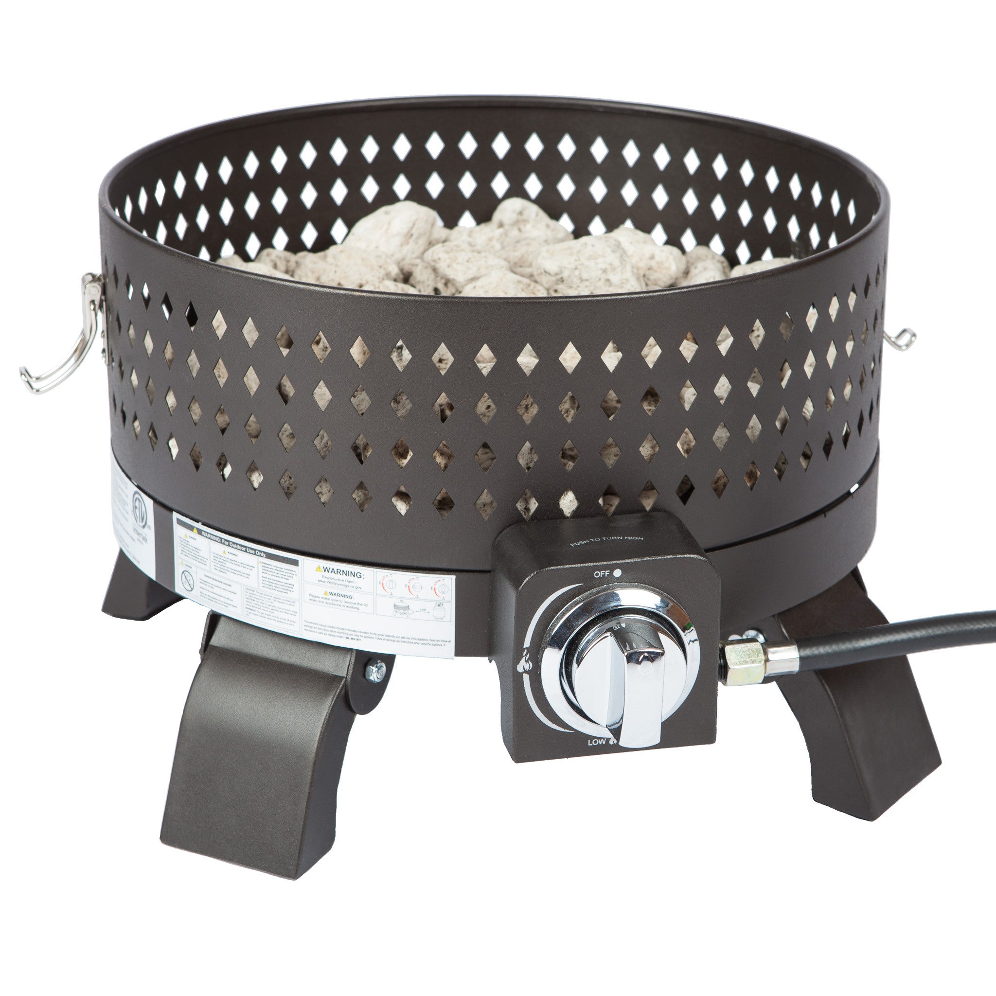 Sporty Campfire 15 Round Portable LPG Fire Pit