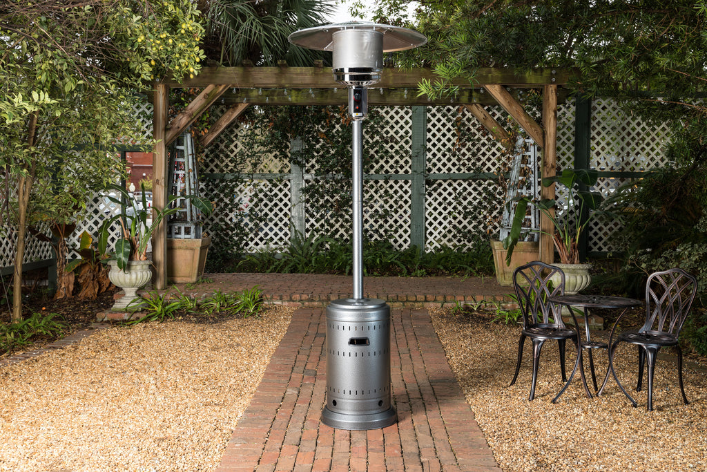 Commercial Series Patio Heater in Hammered Platinum