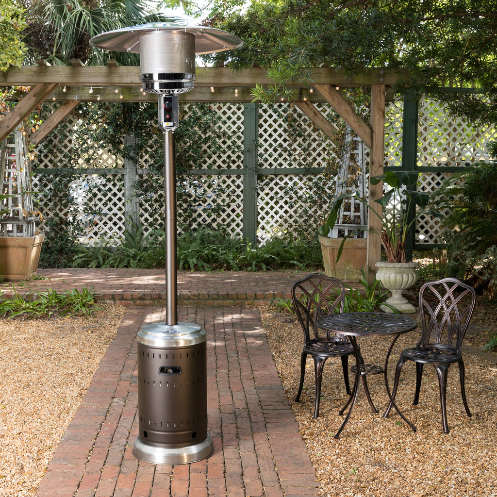 Commercial Series Patio Heater in Ash and Stainless Steel