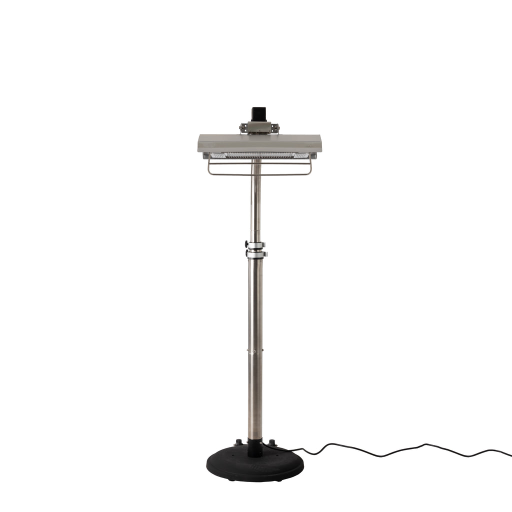 Stainless Steel Telescoping Offset Pole Mounted Infrared Patio Heater