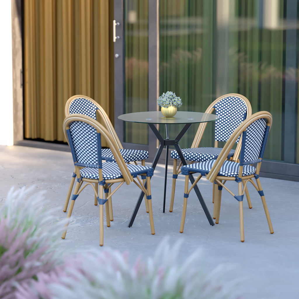 Arles French Bistro Wicker Chair – 2pk